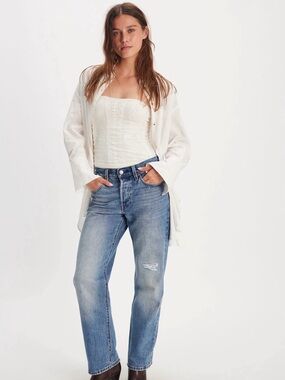 Free People Levi’s 501 90’s Selvedge Jeans